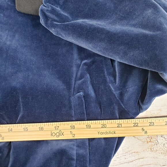 Rifat Ozbek Rare Runway Vintage 90s Y2K Velvet Bomber Boho Jacket Italy 42 US 8 - Picture 11 of 12